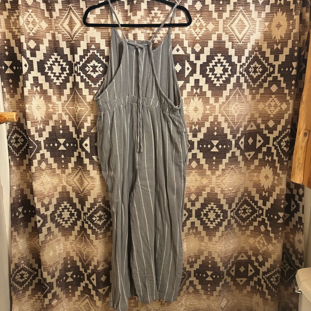 World Market Wide Leg Flowy Overalls Size L / XL - Picture 8 of 8
